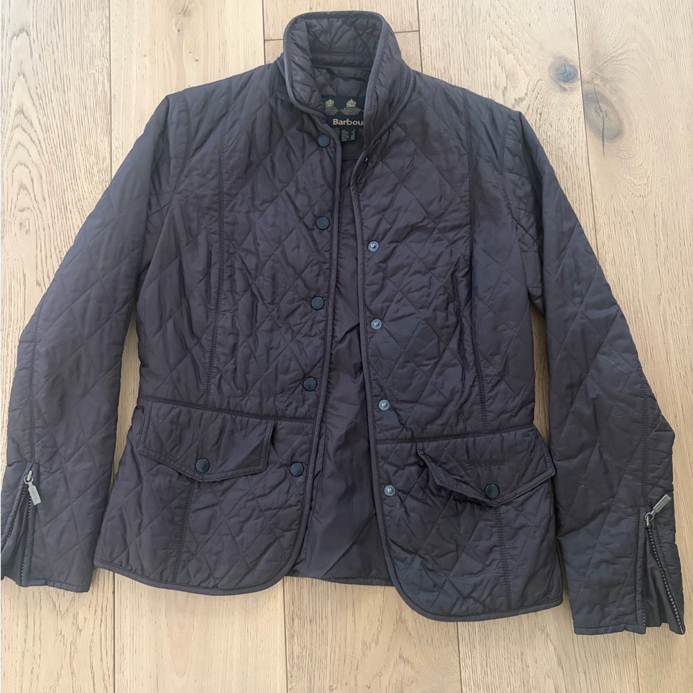 Barbour Women's Dark Quilted Utility Jacket